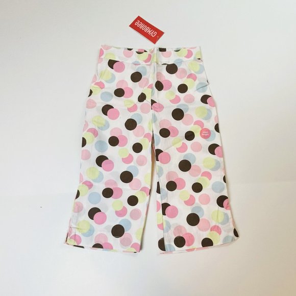 NWT Gymboree Girl Multi Dot Capri Pant & Ice Cream Cone Tee Size 4 - Picture 2 of 7
